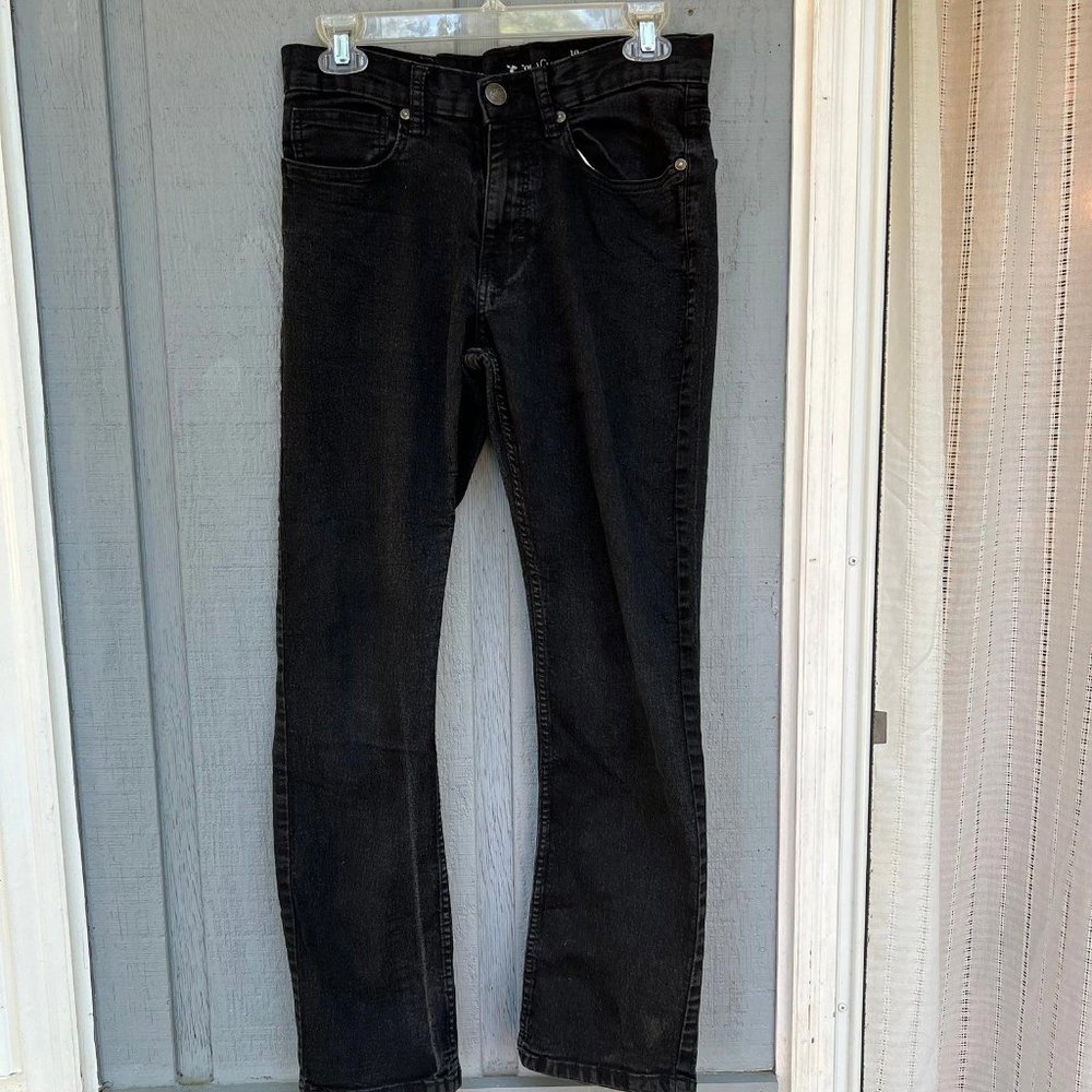 Beverly Hills polo club mens black straight leg jeans size 30x30